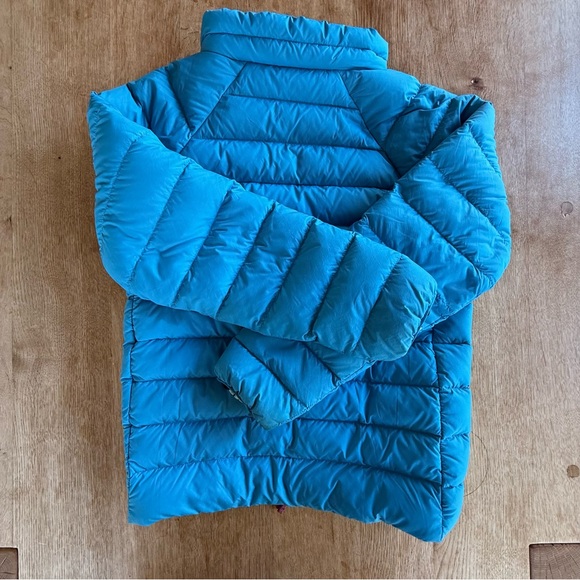Patagonia Down Puffer - Girls XL 14 - Bright Blue - Picture 10 of 10